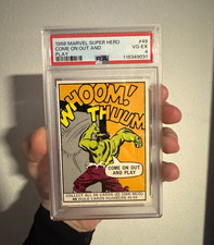 Marvel 1966 Super Hero #49 Come On Out And Play Hulk Graded Trading Card Rookie picture