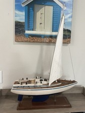Vintage Anakonda NRV KDY Wooden Sailboat Yacht Restoration 20” picture