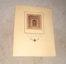 Antique 1926 Attributes of Packard Dealer Car Sales Catalog Brochure Book Flyer picture