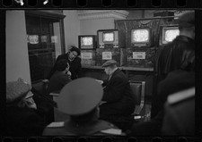 Photo:Moscow Russia 1950s Soviet TV Shop Men Buying Televisions picture