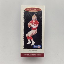 Hallmark Joe Montana Ornament 1995 San Francisco 49ers Football Legends #1 New picture