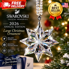 NEW 2026 Swarovski 5718051 Annual Edition Large Christmas Ornament Snowflake picture