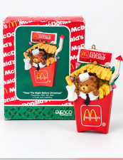 Vintage 1990 Enesco McDonald’s Twas the Night Before Christmas Ornament Boxed picture