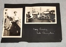 Vintage 1920s Photos Lake Champlain Car Ferry Crossing Vermont New York NY VT picture