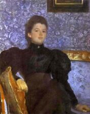 Oil painting Portrait-Of-Countess-Varvara-Musina-Pushkina-1895-Valentin-Serov-oi picture