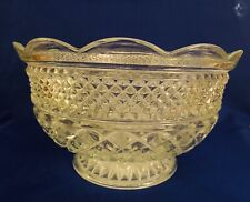 Vintage Anchor Hocking Wexford Footed Fruit / Punch / Centerpiece Bowl,  10 in picture