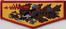OA Te'Kening Lodge 37  Flap RED Bdr. Southern New Jersey [MX-8960] picture