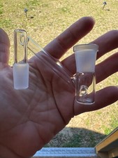 Drop Down Glass Adapter 14mm Male to 14mm Female Lab Glass USA SELLER USA STOCK picture