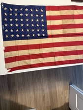 Vintage AMERICAN FLAG - 48 stars - 1940's-1950's picture