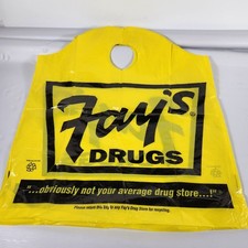 VINTAGE Fay’s Drugs Plastic shopping bag Advertising Bag New York  picture