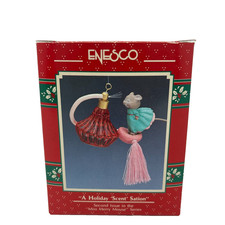 Enesco A Holiday 'Scent' Sation Ornament 2nd Miss Merry Mouse Series NOS picture