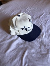 1994 Looney Tunes Bugs Bunny and Daffy Duck baseball cap with blue 'MC' logo picture