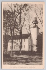 Brooklyn CT Connecticut Meeting House Built 1771 Postcard picture
