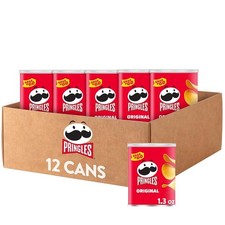 Pringles Potato Crisps Chips, Original 1.3oz cans (12 Pack) picture