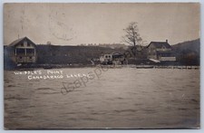 K32/ Canadarago Lake New York RPPC Postcard c1910 Whipple's Point Cabins 969 picture