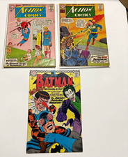 DC Comics Action Comics & Batman Silver Age Lot Issues 291 299 186.  picture