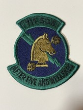 Vintage US Air Force USAF 711th Special Operations Squadron (SOS) Military Patch picture
