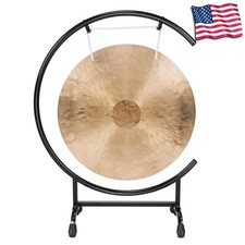 18 Inch Chinese Gongs with C Stand & Mallet Percussion Instrument for Home Decor picture