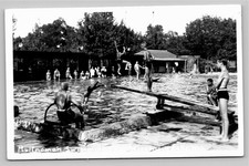 Vintage Multnomah Swimming Pool Portland Oregon RPPC Dive Action 1920s-40s picture
