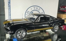 Franklin Mint 1966 Mustang Shelby GT350H Black/Gold Stripes 1:24 w/ Box RARE picture