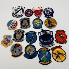 Vintage Military Aviation Squadron Patches Lot 17pc Multi Navy Marine Corps picture