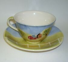 The Homestead Cup and Saucer Farming by Herman Dodge & Son picture