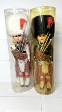 Vintage British & Scottish Royal Guard Souvenir Dolls Open/shut Eyes #5318L212 picture