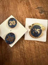 The Citadel Order of the Tartan lapel pins 20 & 25 Yrs of Giving So Carolina picture