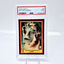 1984 Fleer V #59 Alien Not Bad Looking PSA 9 Pop 2 None Higher  picture