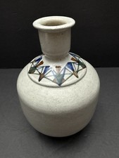 Unique Antonio Salvador Orodea Ceramic Vase Hand Painted ASO 1960 Spain Signed picture