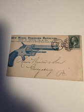 Antique Edward K. Tyron Jr. & Company Envelope New Derringer Revolver Phila. picture