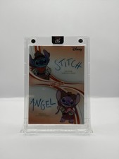 2026 ChronoZ Cardfun Double-Script Art ~ STITCH / ANGEL (AUTO #'d 12/ 30) picture