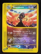 (LP-MP) Houndoom 15/147 2002 Aquapolis Reverse Holo Pokemon Card picture