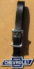 NOS CHEVROLET  CLOISONNE' ADVERTISING  WATCH FOB PRISTINE CONDITION #BB436 picture