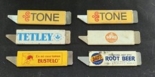 Vintage Advertising Box Cutters Carton Openers Lot of 6 Dad's Root Beer Bustelo picture