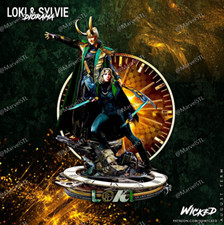 Loki & Sylvie Resin Sculpture Model Kit Marvel Unpainted/Unassembled picture