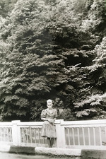Beautiful girl pretty attractive young woman female lady Vintage Photo picture