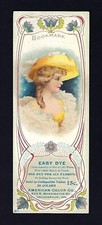 c1890's Trade/Advertising Book Marker, American Color Co., Easy Dye, Fabric Dye picture