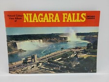 Niagara Falls Ontario Natural Colour View Album Hotel Bridge other photo Vintage picture