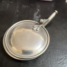 Vintage Pewter Peltro Lidded Ashtray picture
