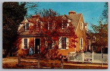 Postcard Brush-Everard House Williamsburg Virginia E 22 picture