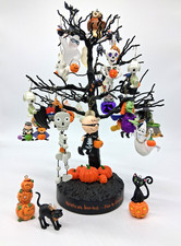 Hallmark 2004 Lighted Halloween Tree with over 30 Ornaments picture