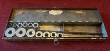 Vintage 13pc Armstrong Socket Set w/ Metal Armstrong Toolbox picture
