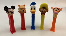 Pez Dispensers Speedy Gonzalez Mickey Mouse Donald Duck Winnie Pooh Tiger Lot 5 picture