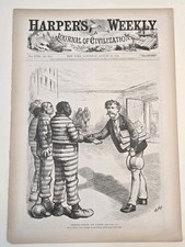 Harpers Weekly August 29, 1874 Full Magazine With 