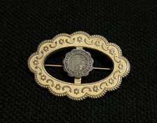 VINTAGE University of Colorado large school seal pin / brooch, 2 1/4
