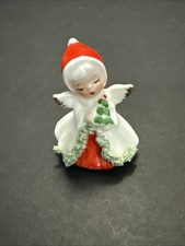 MCM Napcoware Vintage Christmas Angel Holding Tree picture
