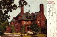 Antique Postcard Residence Of Jas. J. Hill St. Paul MN 1909 picture