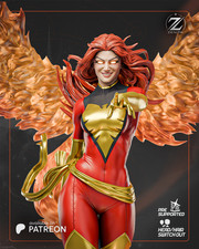 Jean Grey – Phoenix | Marvel | UNPAINTED | 1/6 Scale Resin Kit picture