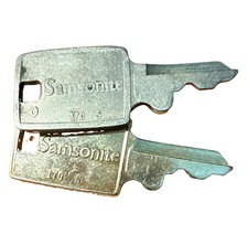 Samsonite Luggage Key Blanks Lot of 2 Stamped 170 S & 170 E Keys picture